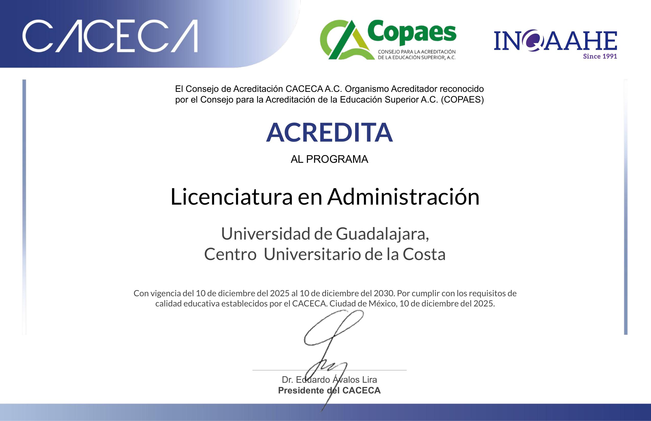 ACREDITACION 2025 - 2030