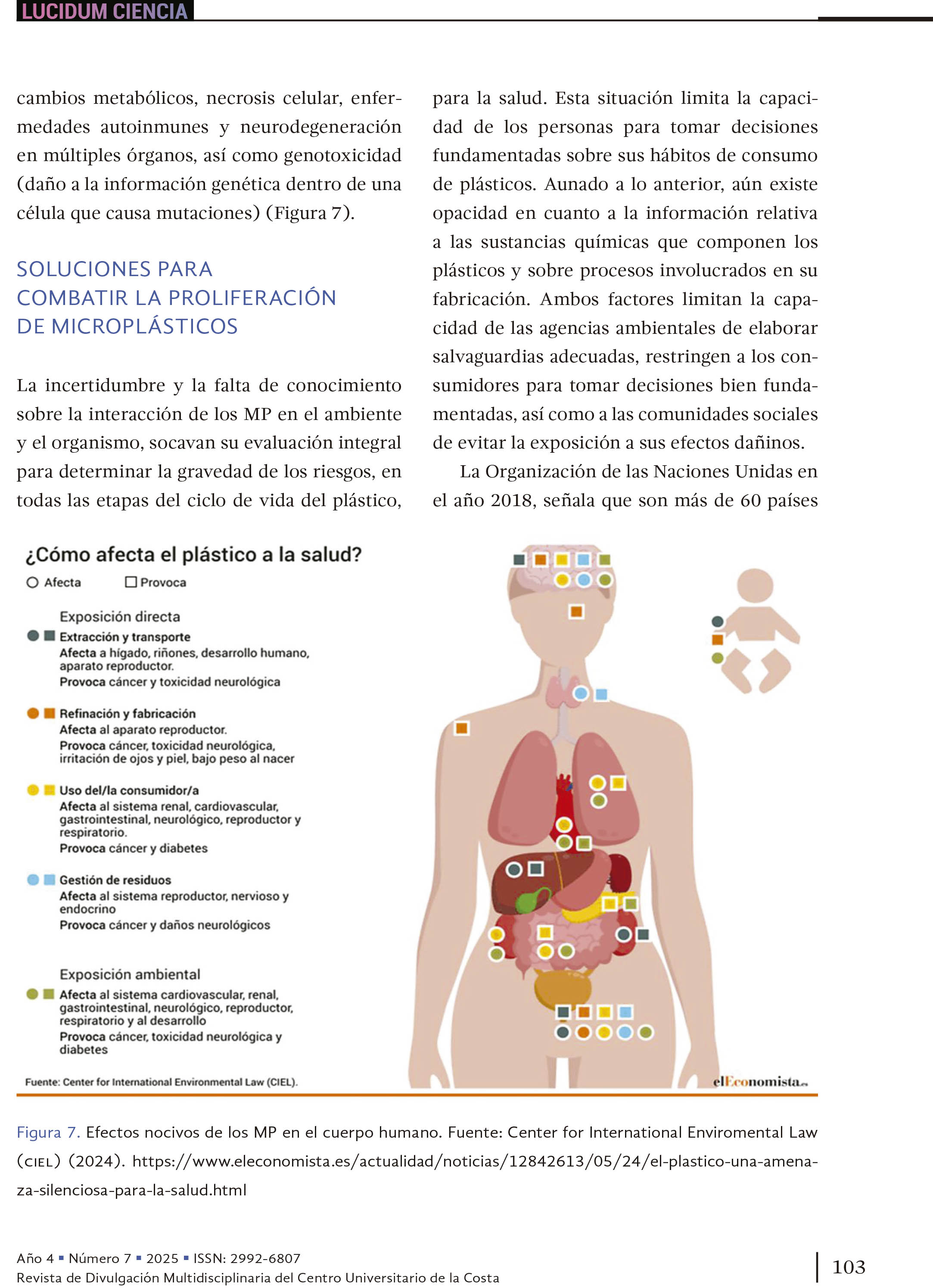 11. Microplásticos: amenaza para los ecosistemas y la salud humana