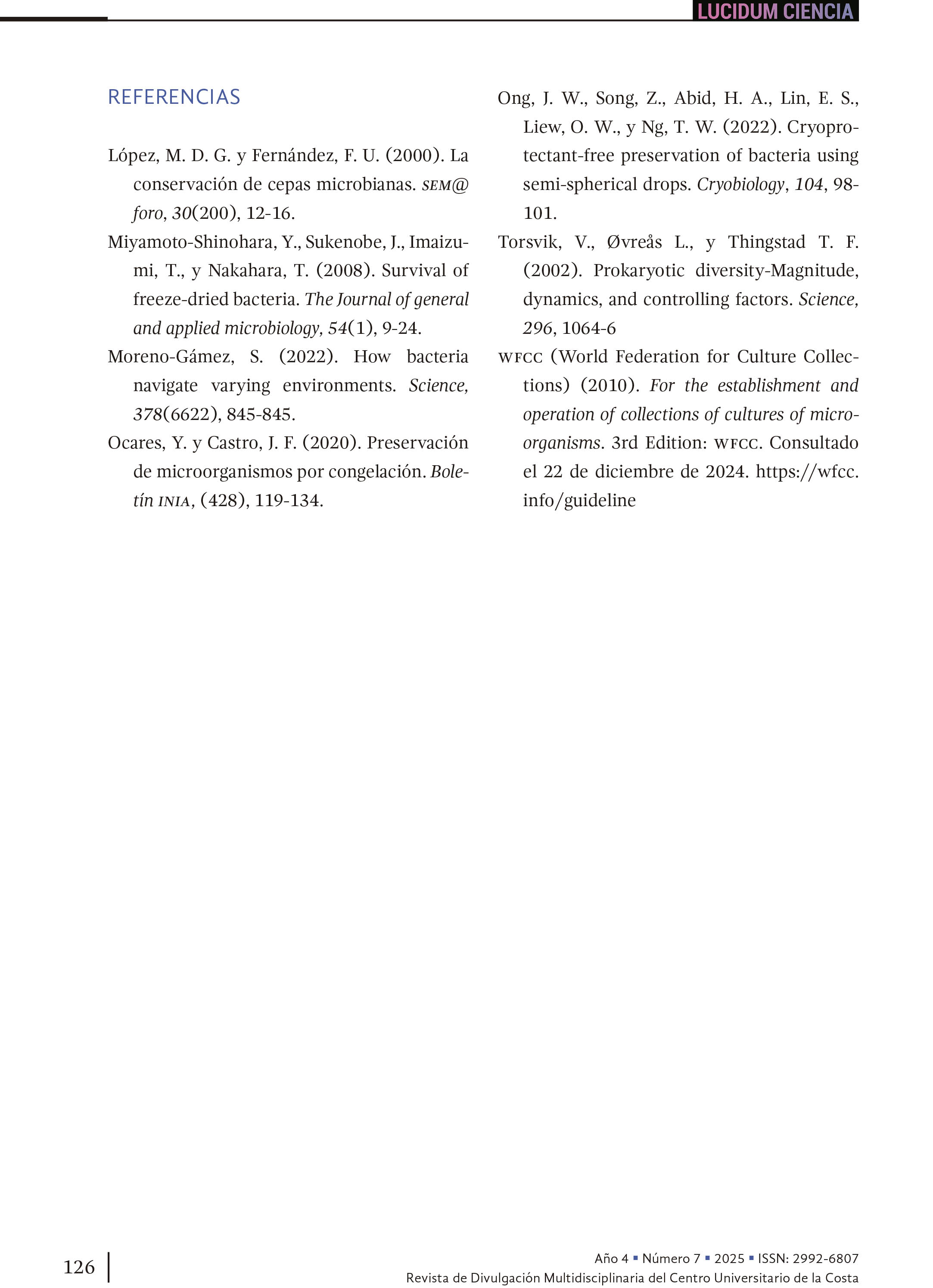 14. Conservando el futuro: el reto de la preservación bacteriana