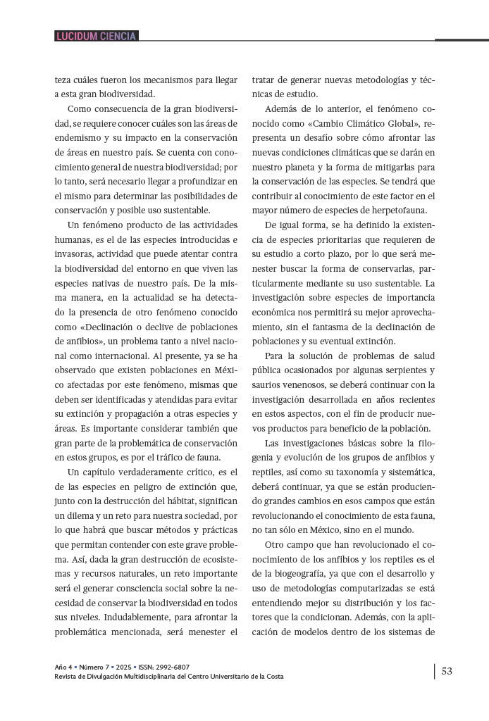 4. Un vistazo a la historia del estudio de los anfibios y reptiles de México