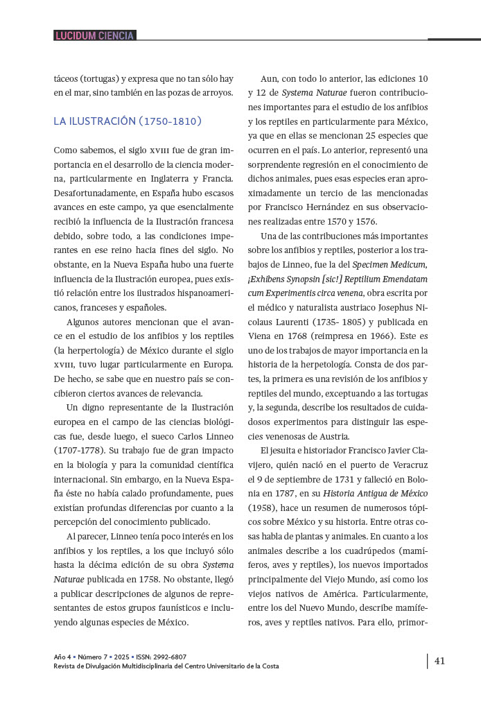 4. Un vistazo a la historia del estudio de los anfibios y reptiles de México