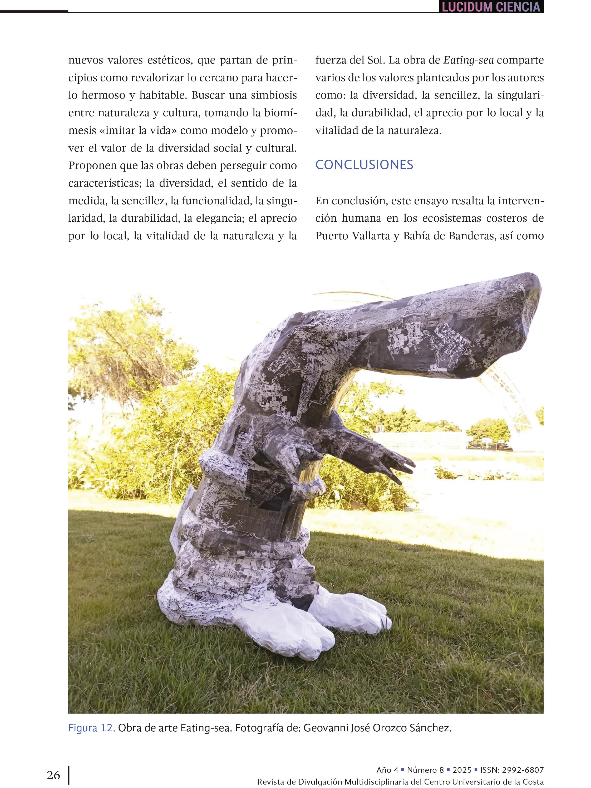2. Eating-sea/Comiendo-mar; el arte como testigo de la relación humana con la naturaleza