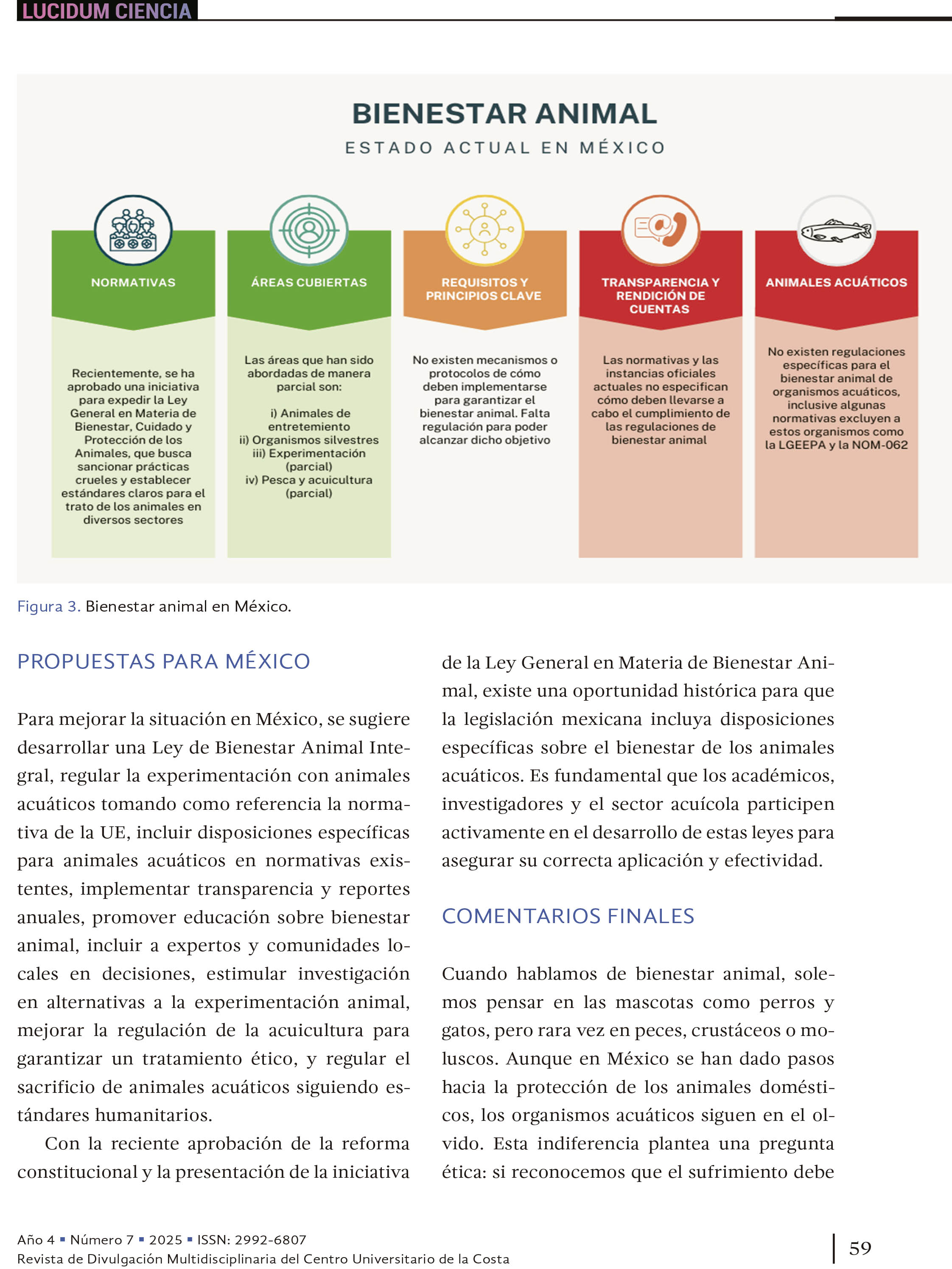 5. Bienestar animal en acuicultura: un análisis comparativo entre la Unión Europea y México