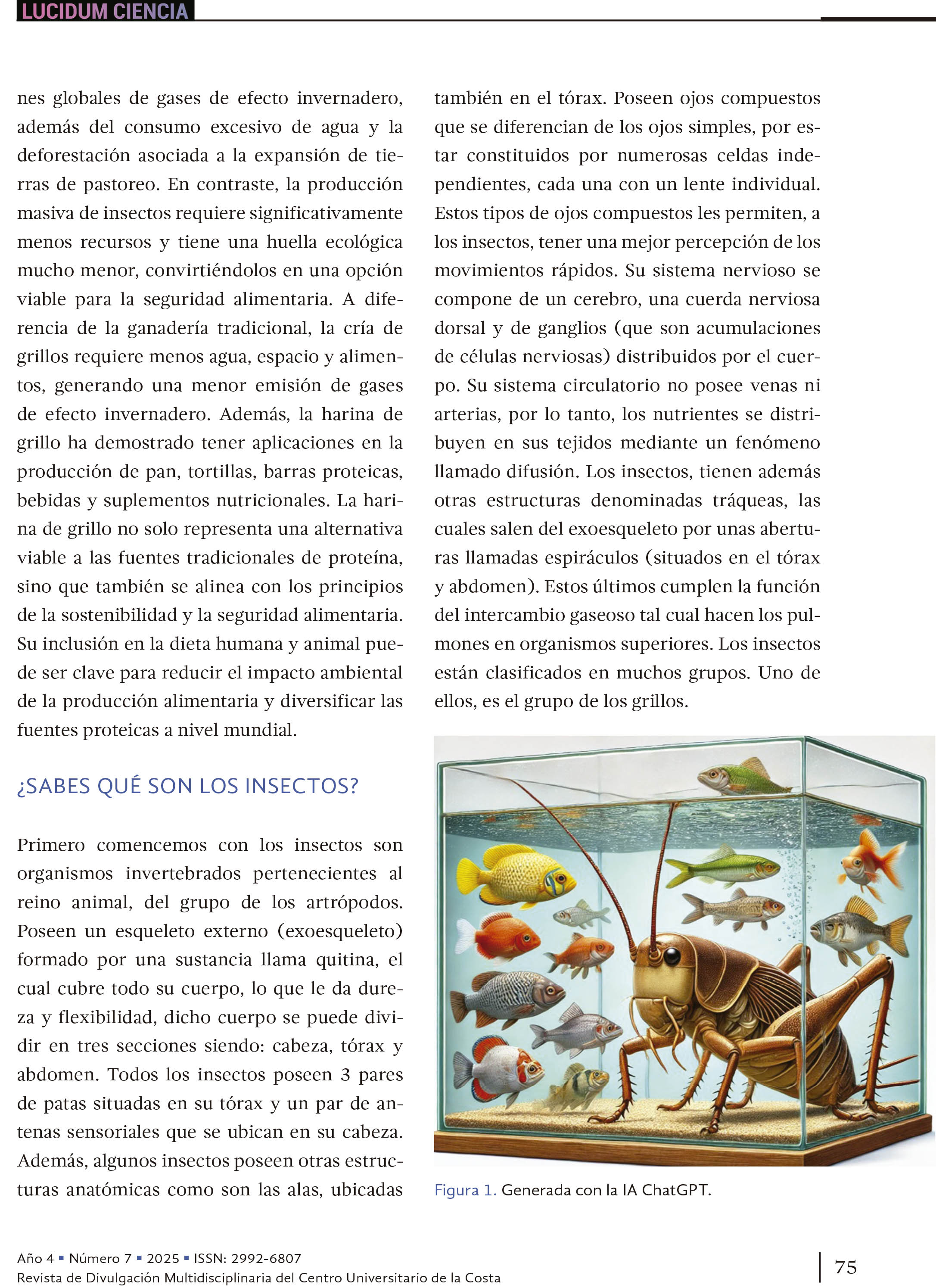 8. El grillo doméstico: ¿es el platillo favorito de nuestros peces de cultivo?