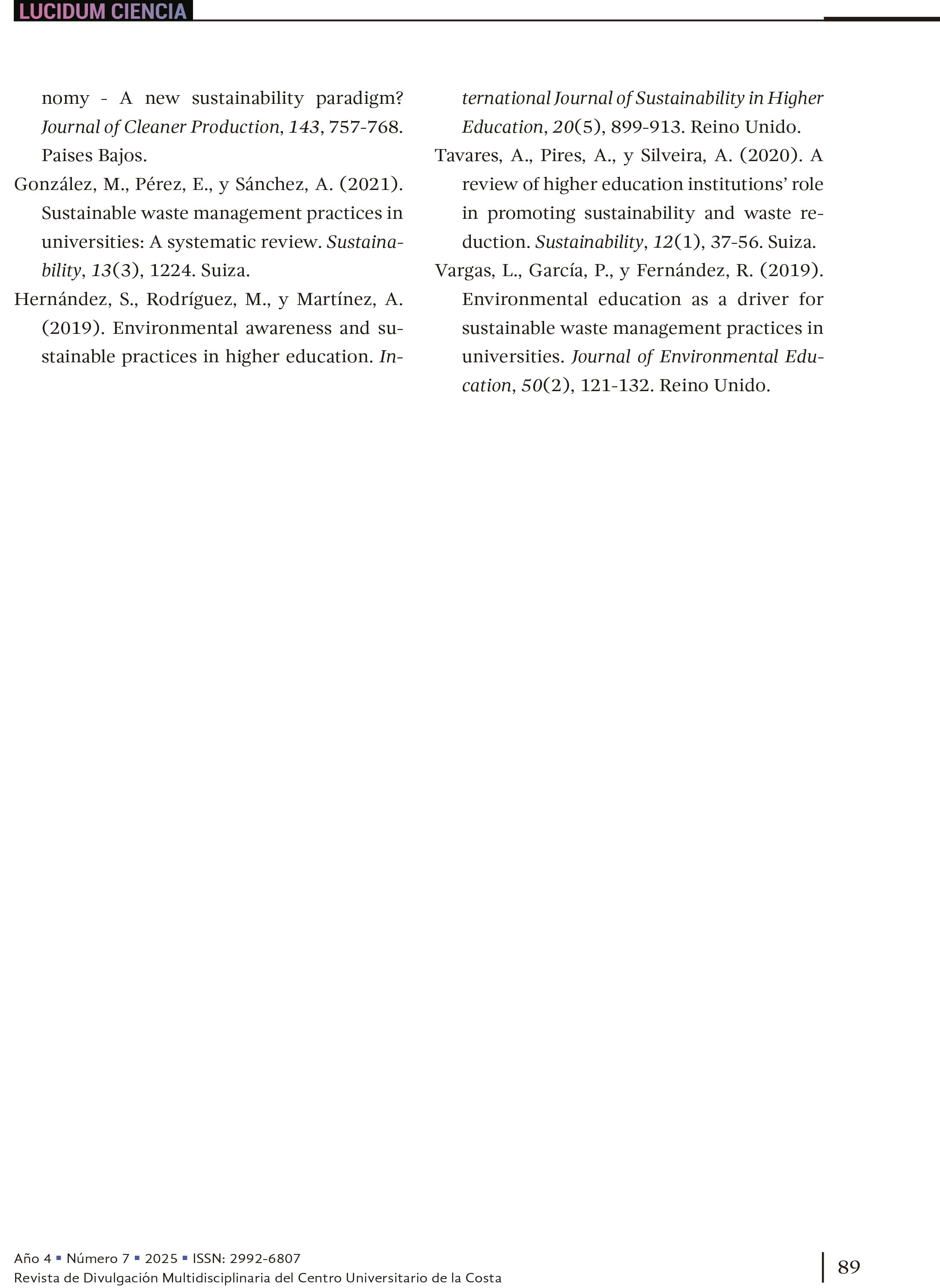 9. Transformando el campus: hacia una gestión sostenible de residuos en el Centro Universitario de la Costa