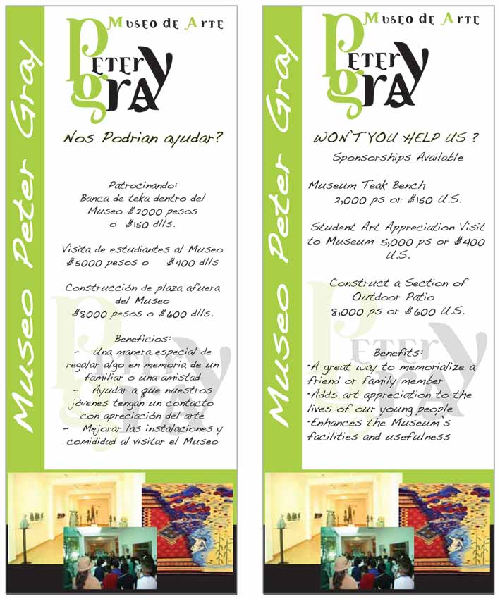 Donadores - Sponsors Museo Peter Gray