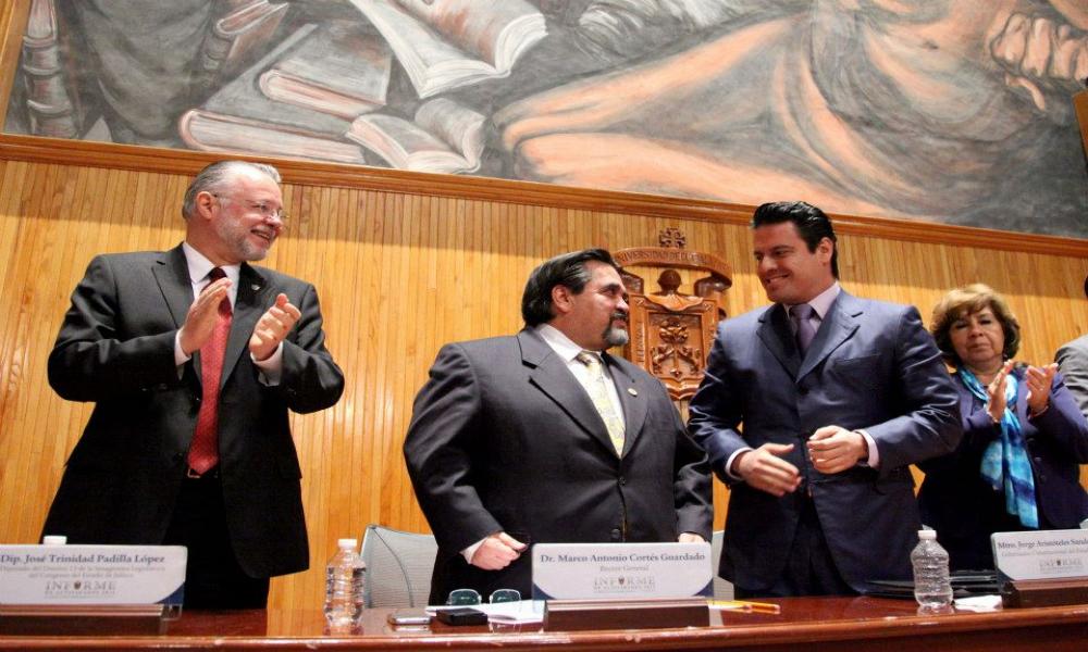 Entrega el doctor Marco Antonio Cortés Guardado una universidad sólida y en plena expansión