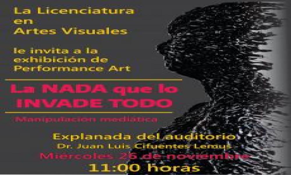 Exhibición de Performance Art “La nada que lo invade todo” en CUCosta