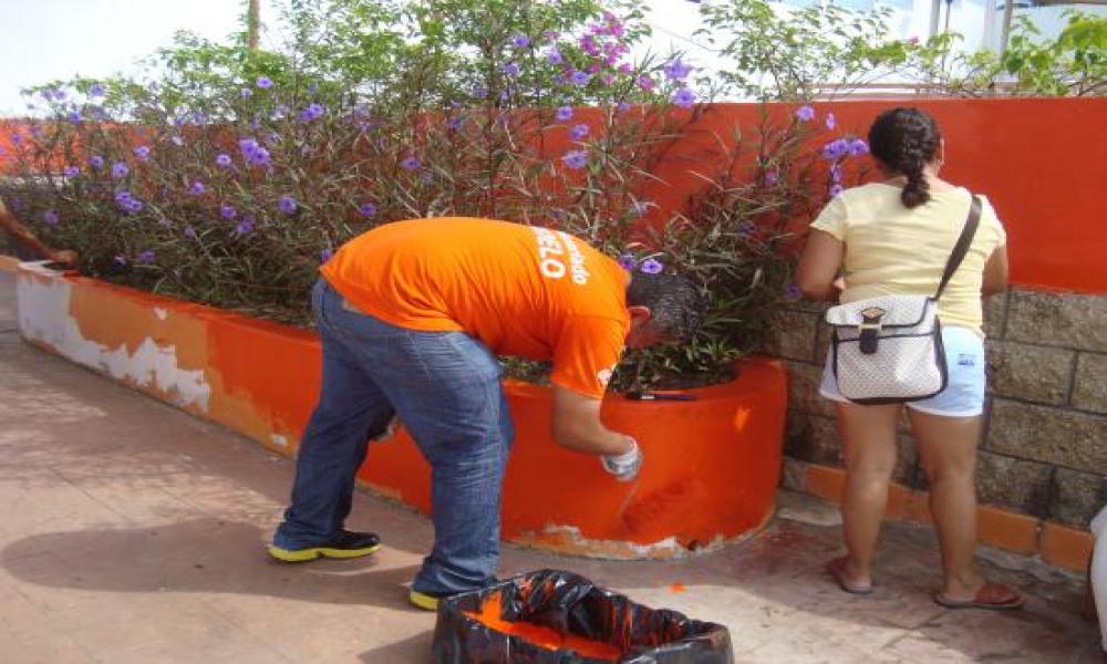 Primer campaña de limpieza de la Casa de Vinculación Mojoneras