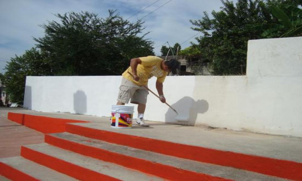 Primer campaña de limpieza de la Casa de Vinculación Mojoneras