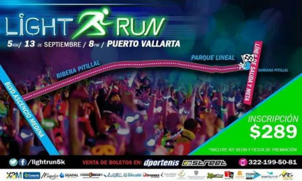 CUCosta participa en la Carrera Light Run 5 km de Puerto Vallarta