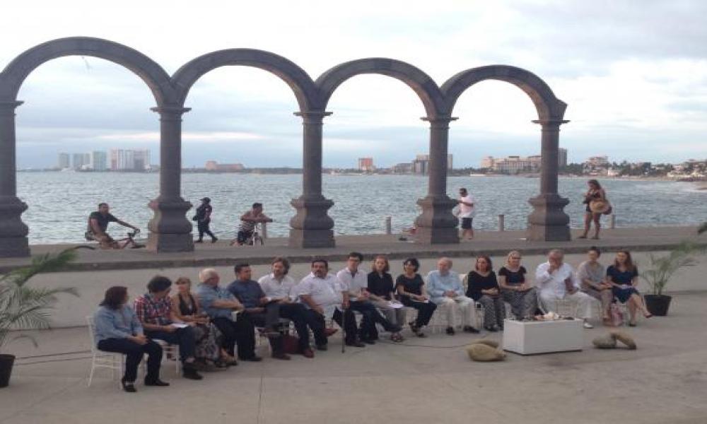 Rector del CUCosta presente en la inauguración de Letras en la Mar