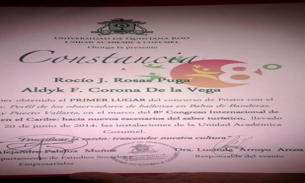 Egresada de CUCosta gana primer lugar en Congreso de Turismo