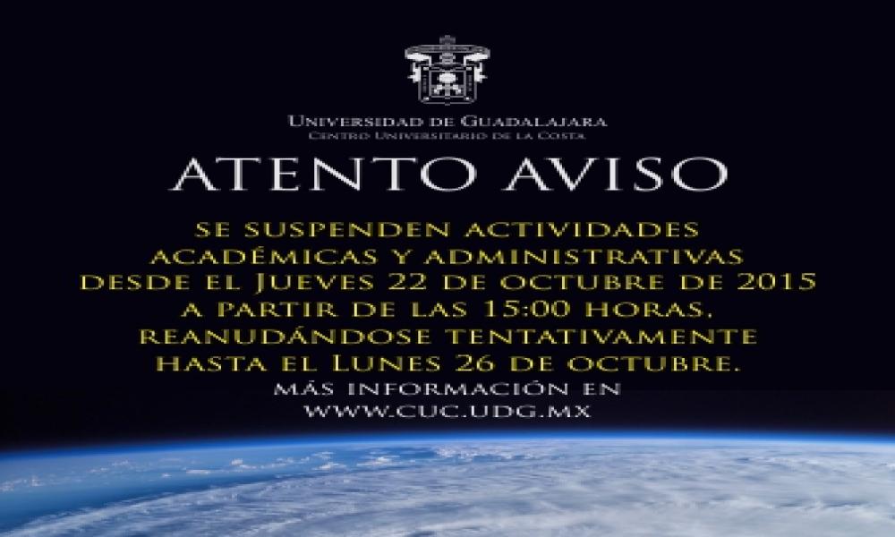 CUCosta suspende actividades para garantizar seguridad de sus estudiantes