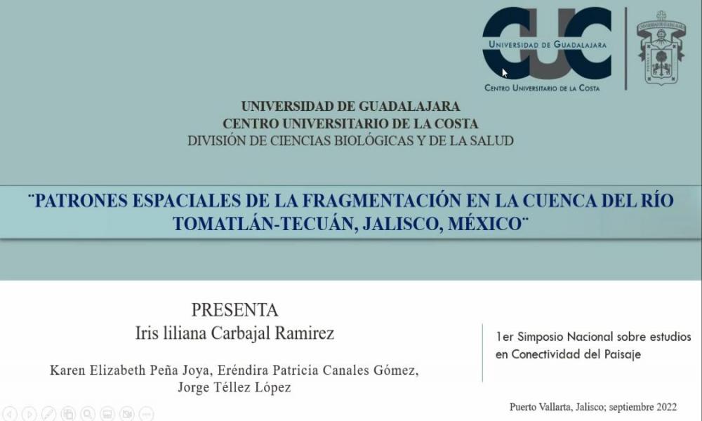 Participa CUCosta en 1er. Simposio Nacional sobre estudios en Conectividad del Paisaje