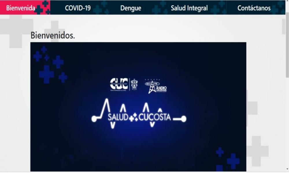 Lanza CUCosta sitio web con temas de Salud Integral