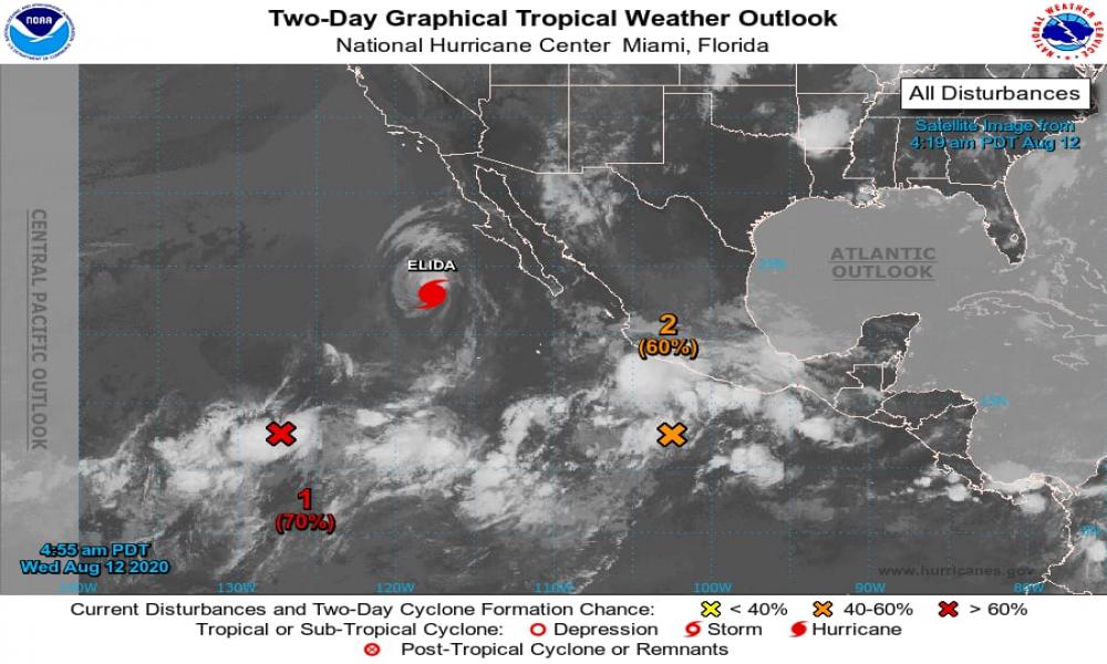 Se esperan fuertes lluvias en la costa del Pacifico