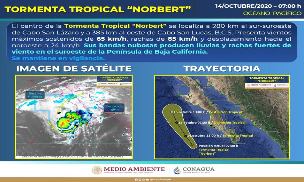 Prevalecerán cielos nublados en esta región de la bahía