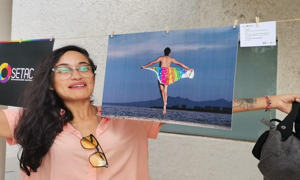 Izan bandera de la comunidad de la diversidad sexual en CUCosta