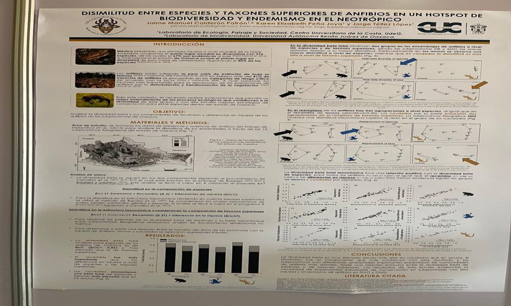 Participa CUCosta en VIII Congreso Mexicano de Ecología
