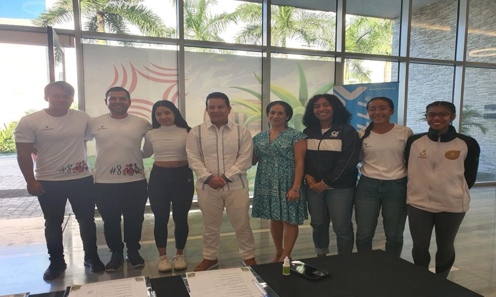 Estudiantes de la Lic. en Cultura Física y Deportes participaron como staff en sesión ordinaria de SINADE