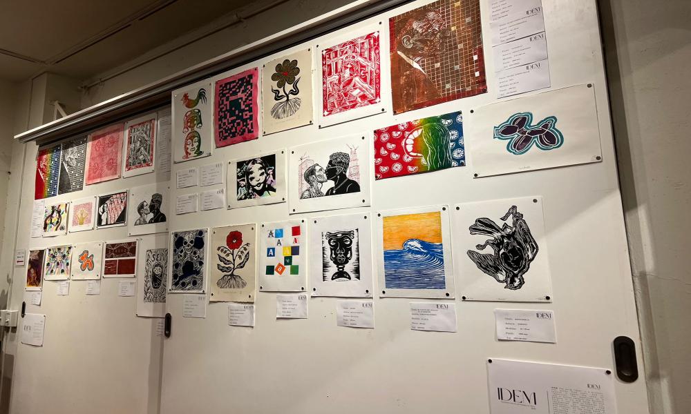 Presentan exposición de estampas colectivas a través de ÍDEM