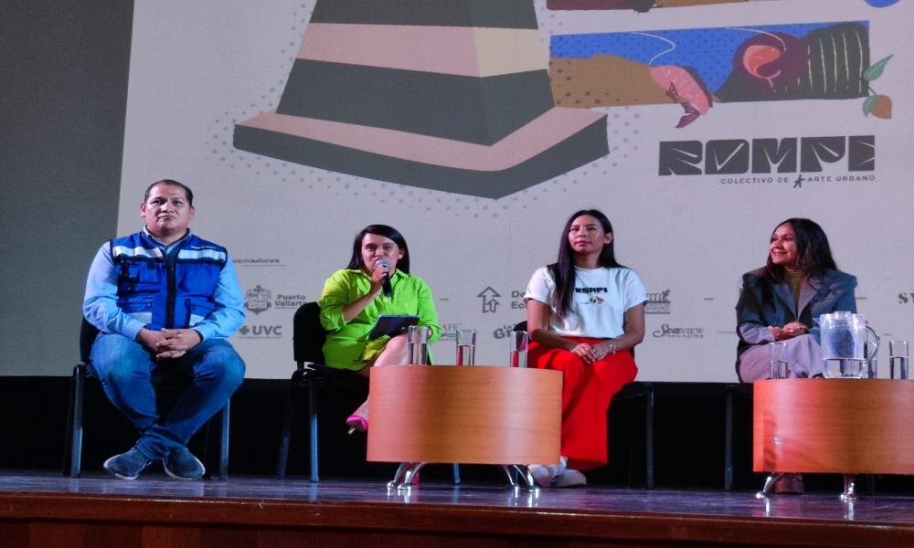 Comparten con universitarios la experiencia del Arte Urbano y su propósito en la ciudad