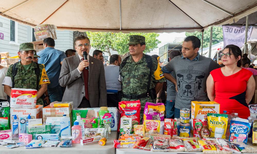 Inicia plan UdeG emergencia nacional para apoyar a damnificados