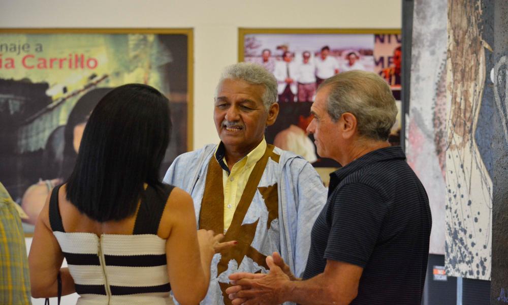 Inauguran exposición pictórica del artista plástico “Abdallahy”