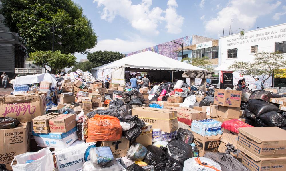 Anuncian reactivación de clases y envío de apoyo a damnificados