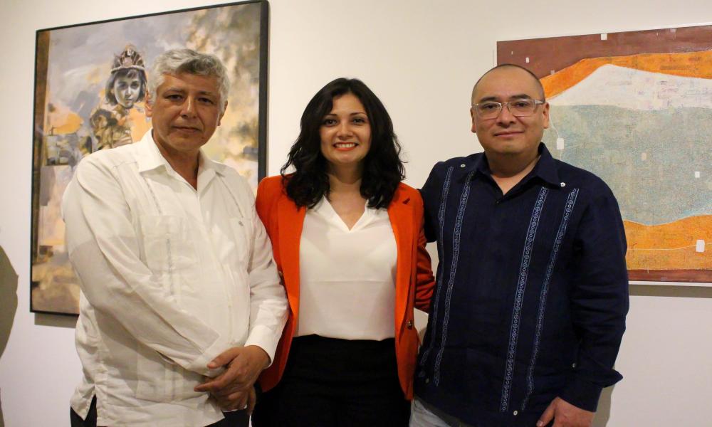 Exhibe Museo Peter Gray obras selectas de bienal J. A. Monroy