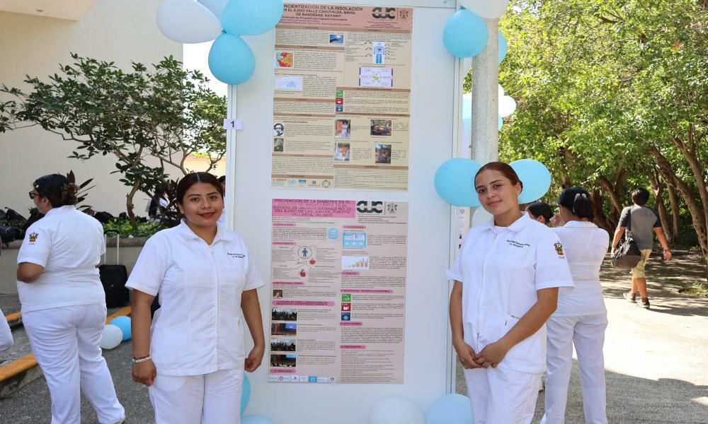 Estudiantes de las áreas de la salud compartieron sus conocimientos a la comunidad universitaria