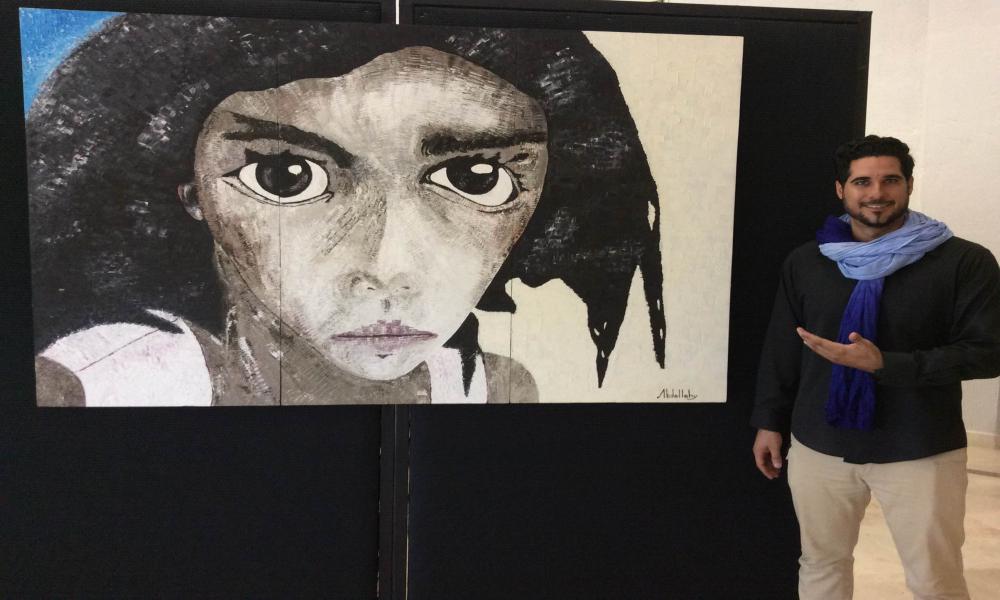 Inauguran exposición pictórica del artista plástico “Abdallahy”