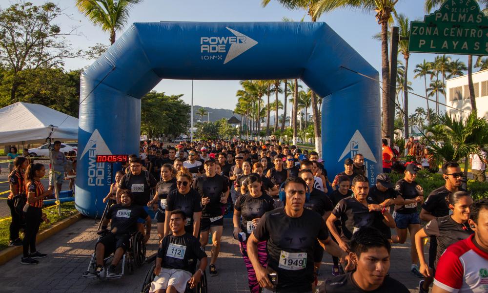 II Carrera Leones Negros en Puerto Vallarta rompe récord de asistencia