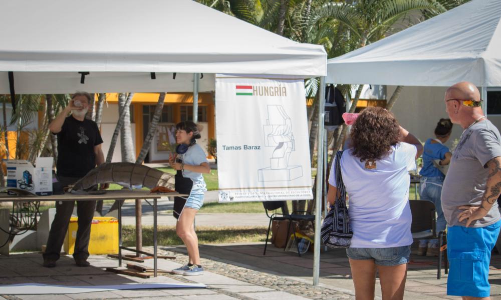 Invitan a ciudadanía a presenciar Foro Internacional de Escultores