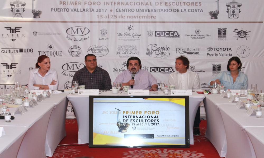 Presentan primer Foro Internacional de Escultores Puerto Vallarta 2017
