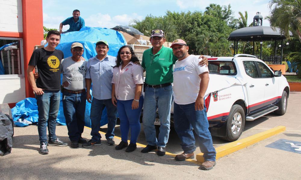 Centro de acopio CUCosta colecta cuatro toneladas de víveres
