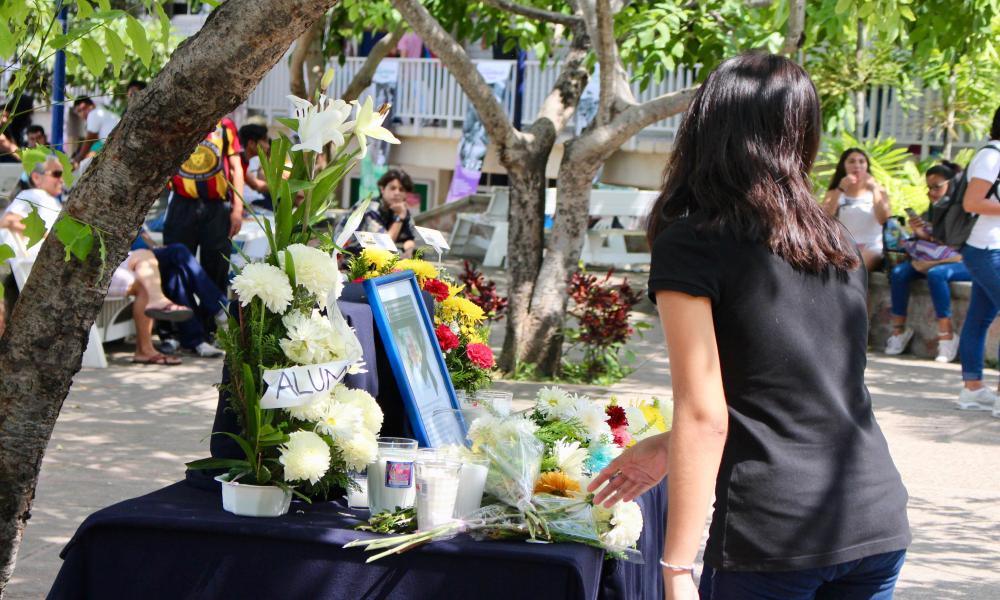 Rinden homenaje a Armando Soltero en Escuela Preparatoria Regional