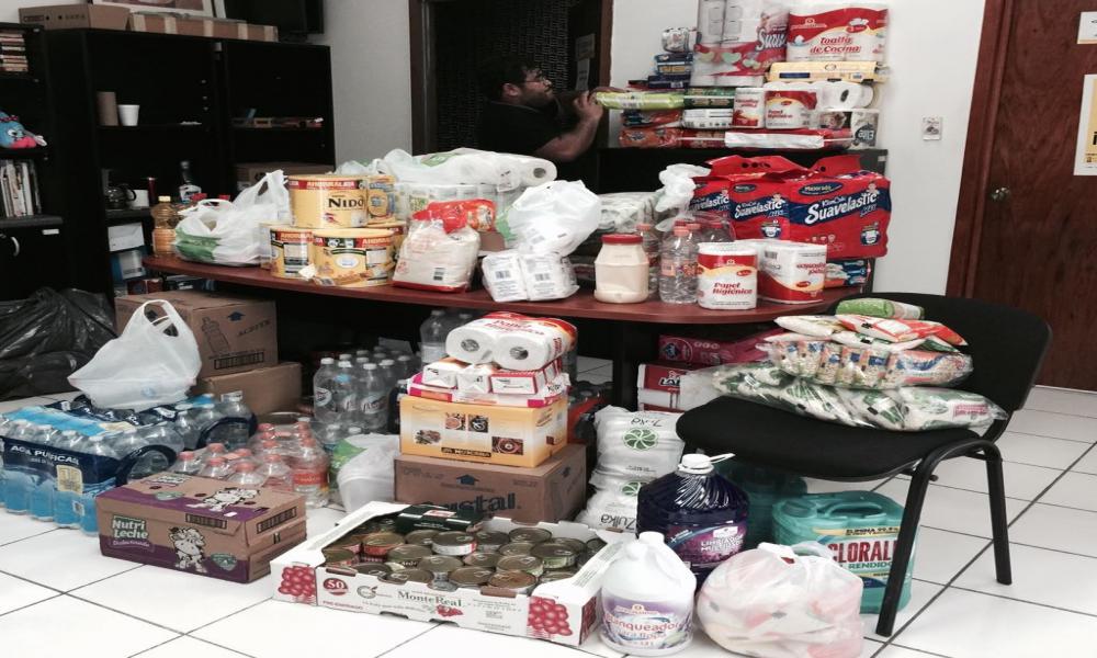 Centro de acopio CUCosta colecta cuatro toneladas de víveres