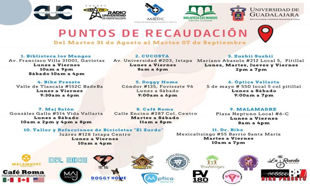 Brigadas Universitarias CUCosta lanza campaña para ayudar a afectados