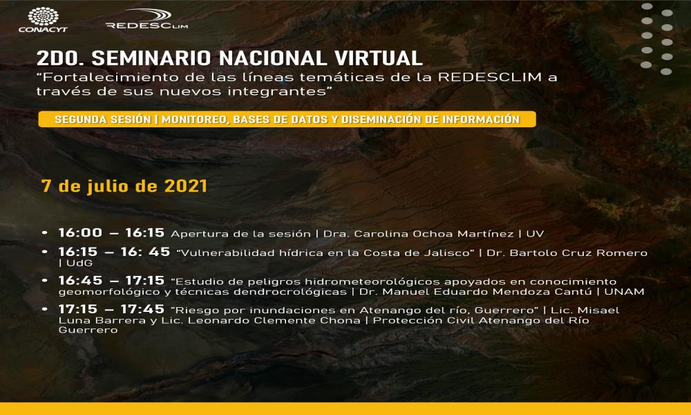 Presentarán temáticas de atención a desastres provocados por fenómenos hidrometeorológicos