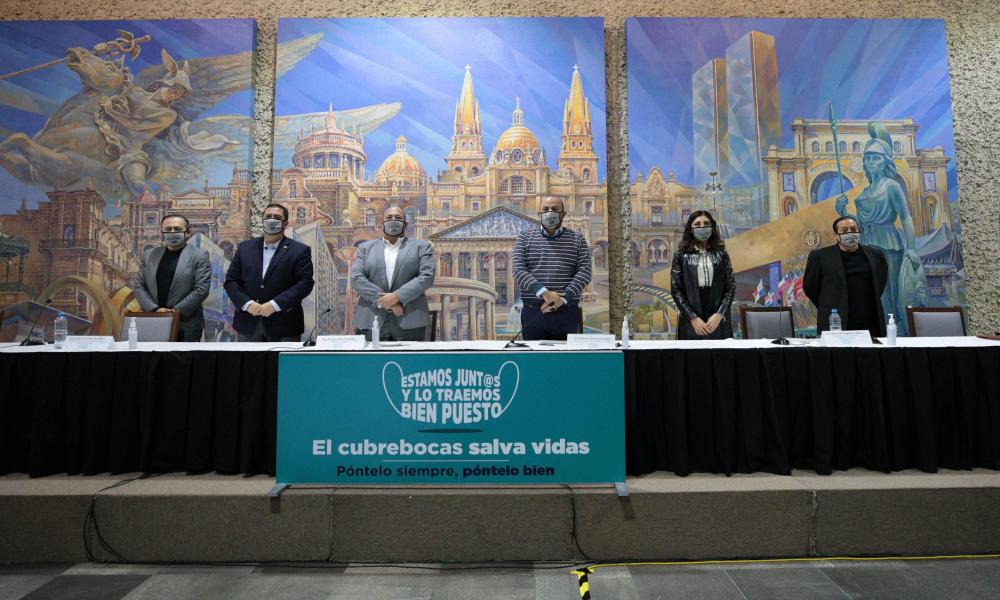 Campaña histórica para promover uso de cubrebocas; UDG y Asociaciones Civiles