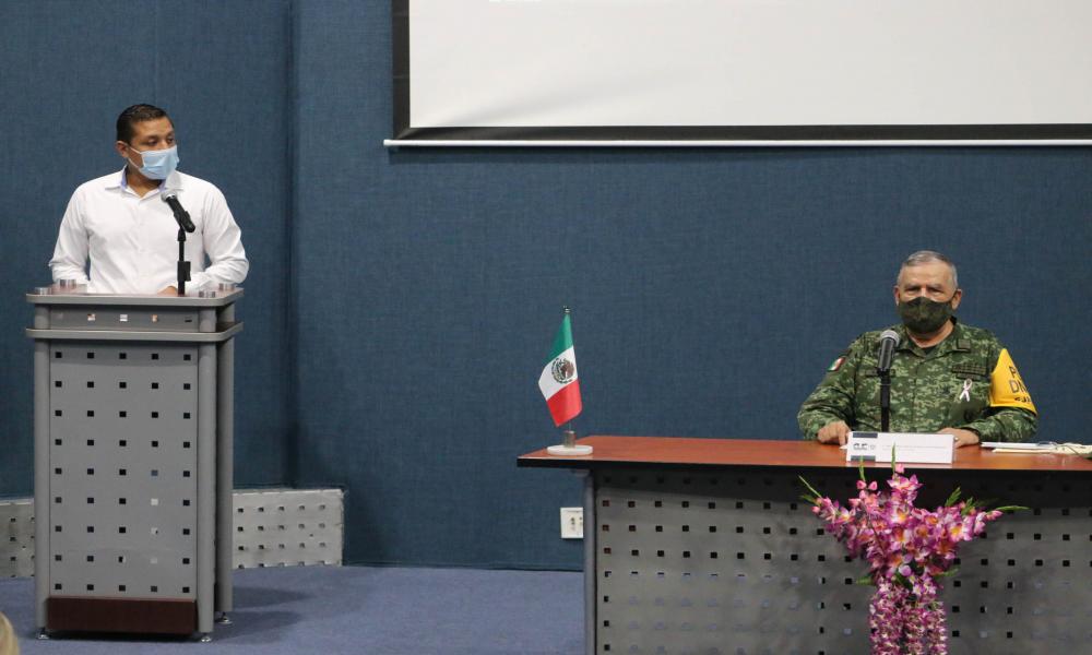 Positivo acercamiento de la comunidad del CUCosta con la autoridad de la 41a Zona Militar