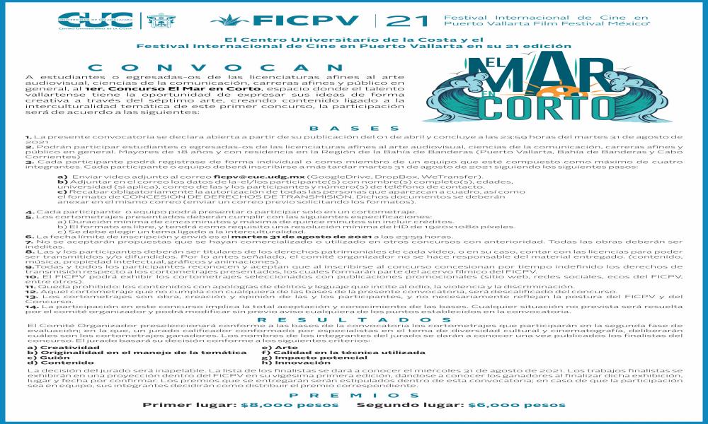 El FICPV lanza la convocatoria del 1er. Concurso “El Mar en Corto”