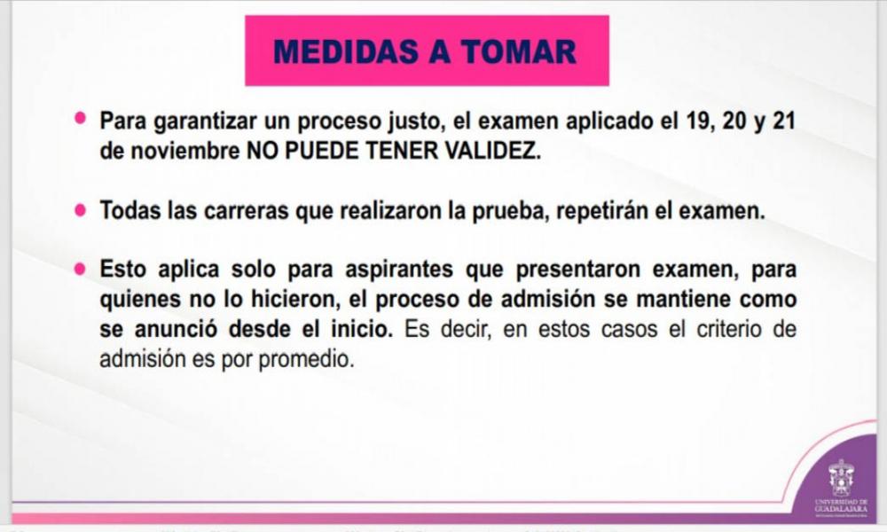 Repetirá UdeG examen de admisión al ciclo 2021 A; en CUCosta son 747 aspirantes