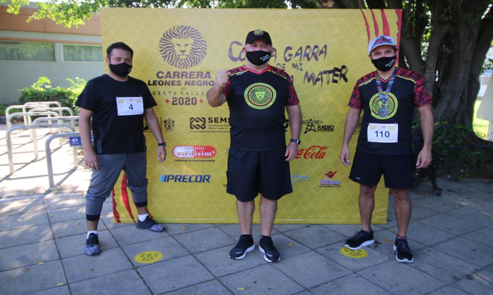 Todo un éxito la 4ta. Carrera Leones Negros Puerto Vallarta en formato híbrido