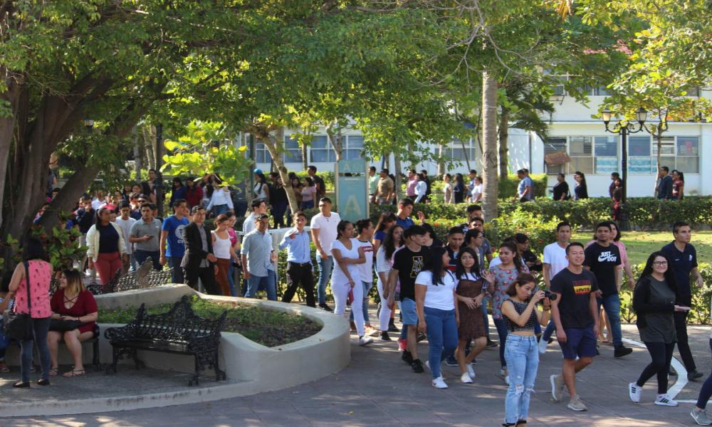 En el CUCosta Evacuaron más de 2 mil Integrantes de la Comunidad Universitaria, en el Primer Macro Simulacro Nacional 2020