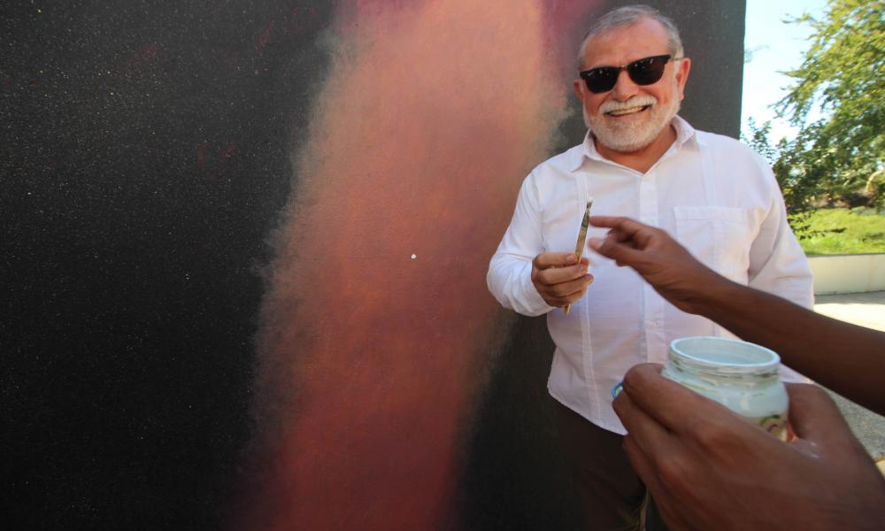 Inauguran mural “Pálido Punto Azul”, obra de estudiantes del CUCosta