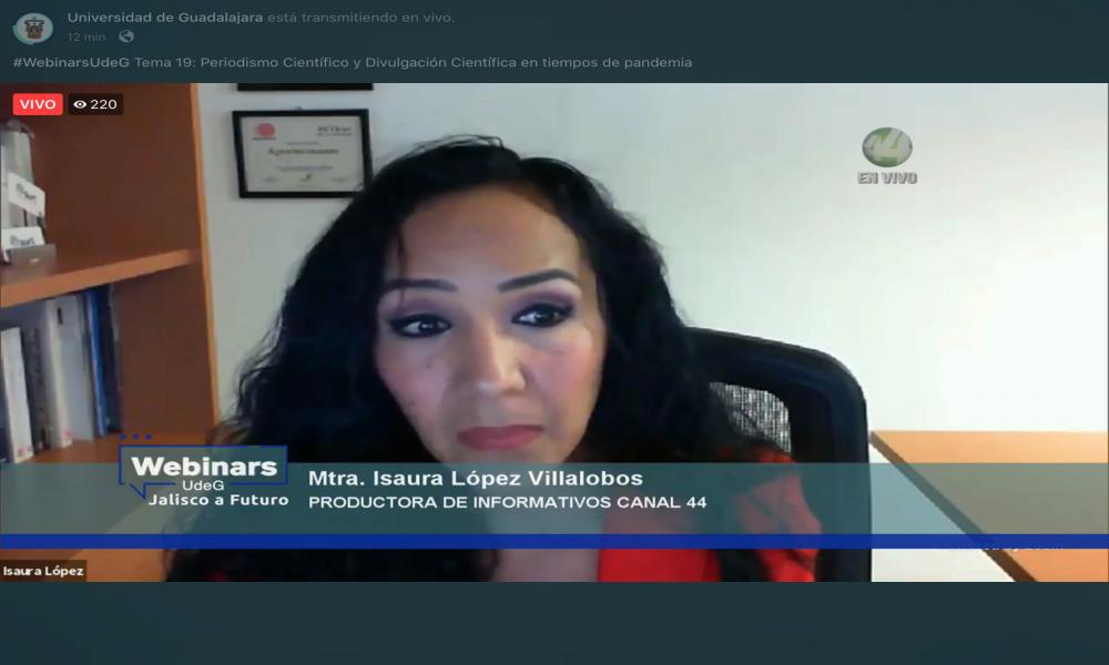 Periodismo científico es clave para que población esté bien informada y afronte la pandemia