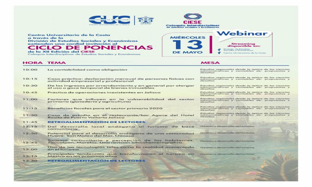 Exitoso Arranque del XII Coloquio Interdisciplinar de Estudios Sociales y Económicos